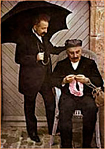 Огюст и Луи Люмьеры. Цветная фотография, выполненная Люмьерами в 1906-1907 гг.