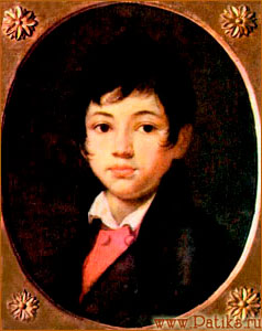 Портрет мальчика Челищева. Кипренский